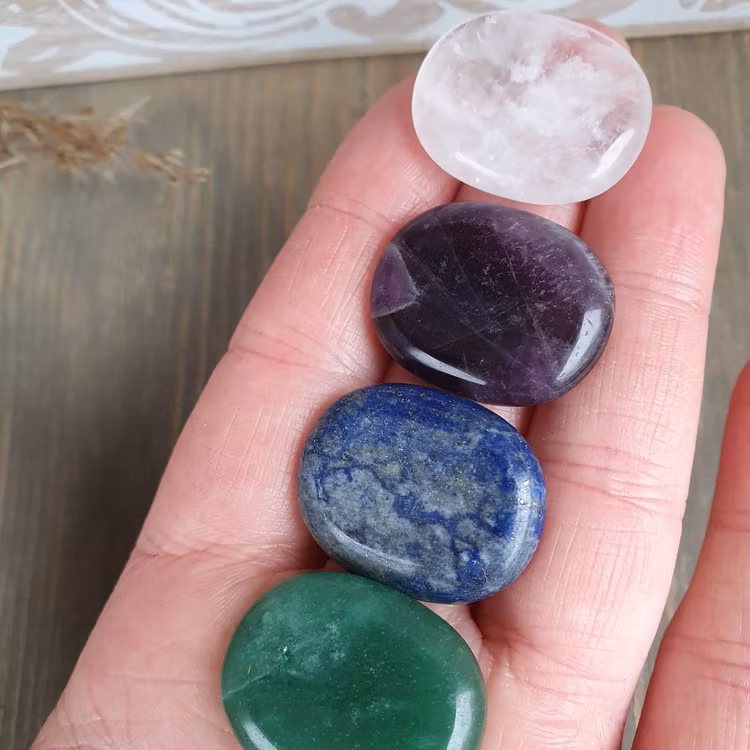Mini No Worry stenar, Chakra set. 7 st