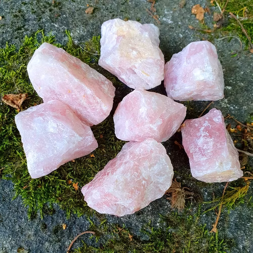 Rå Rosenkvarts  51-60 g
