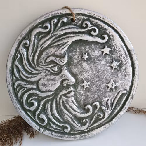 Väggprydnad Måne, 19 cm