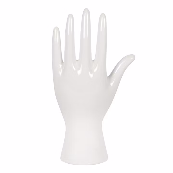Vit Zodiac hand av porslin