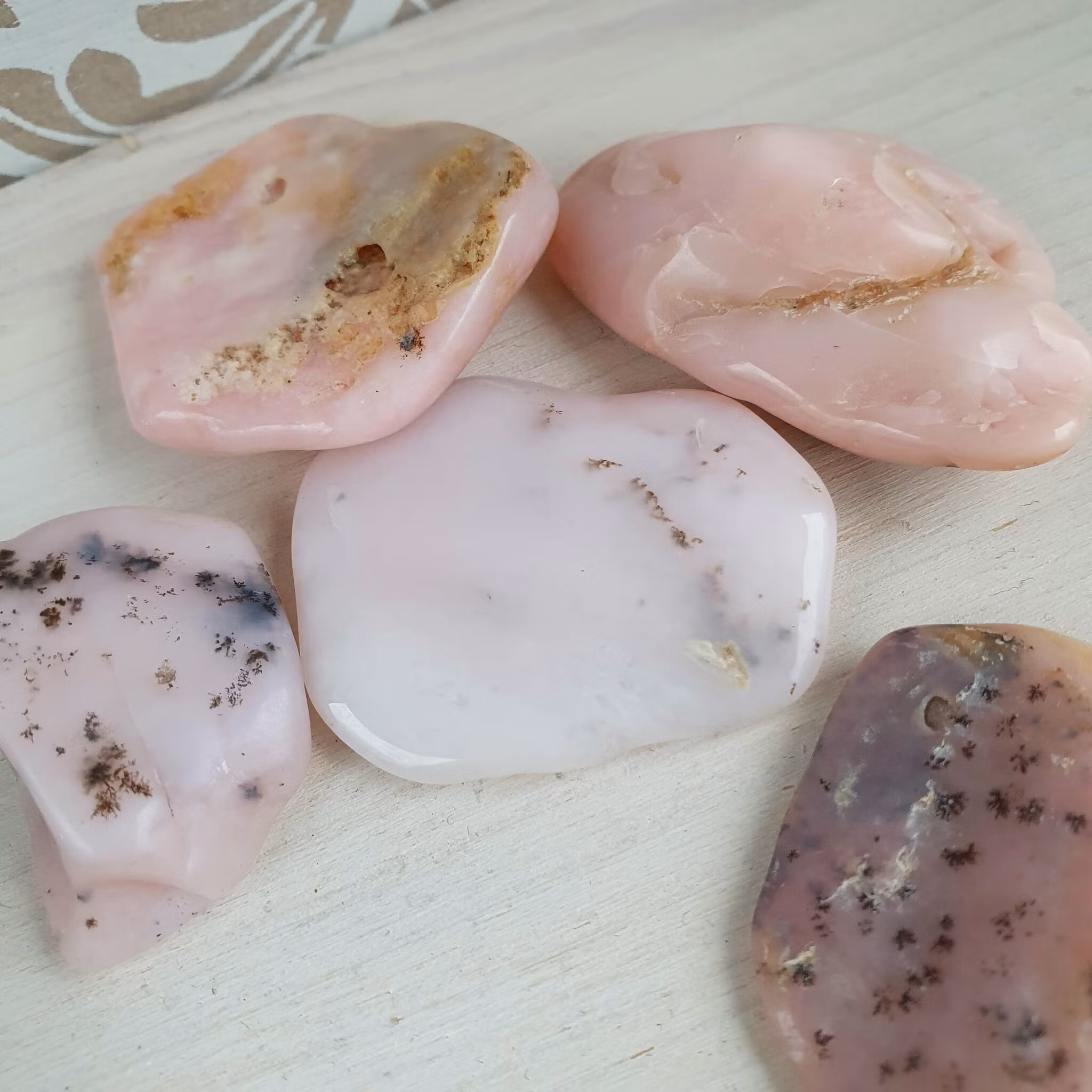 Trumlad rosa Opal 10-15 g S. Vi väljer