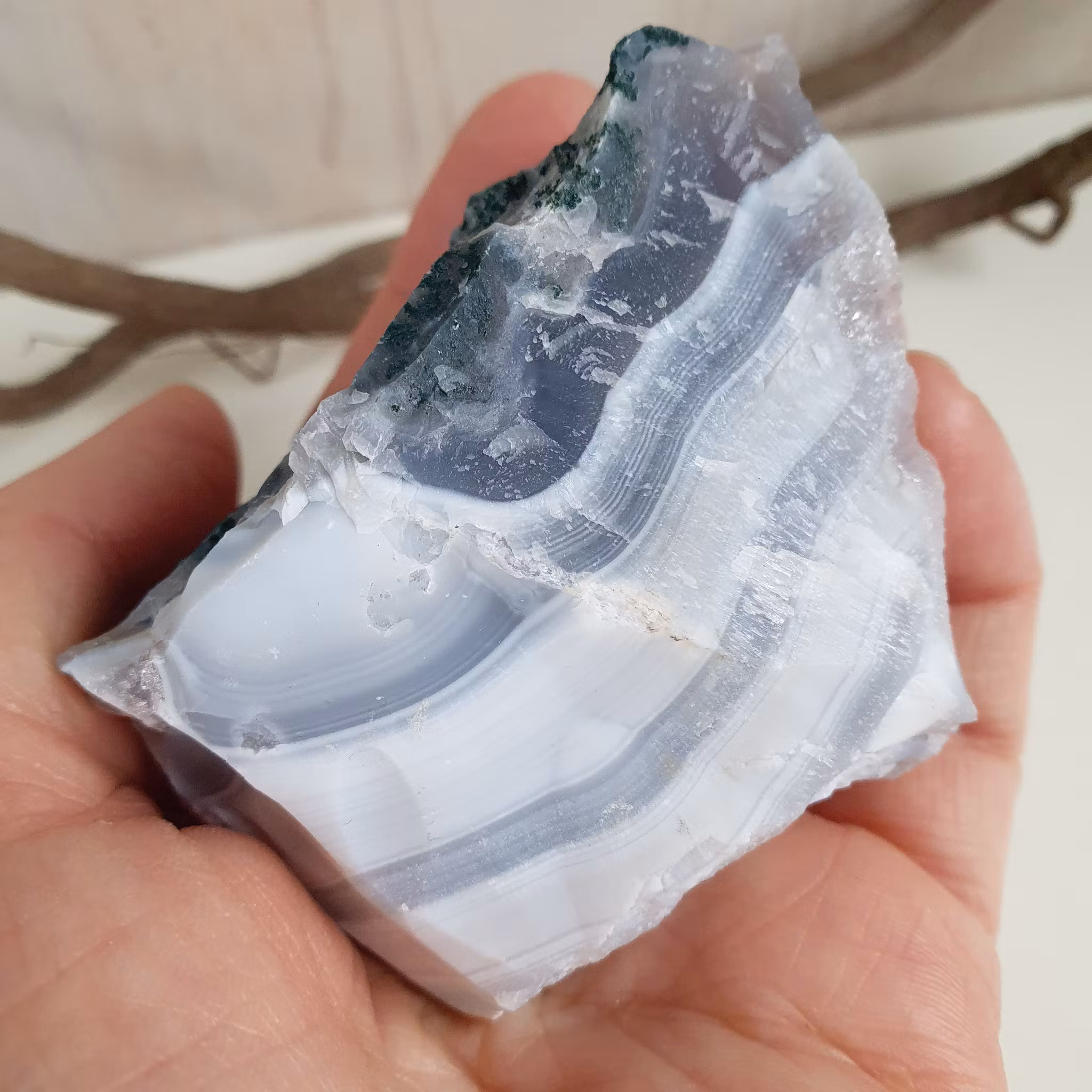 Agat med druzy, 133 g. Detta ex