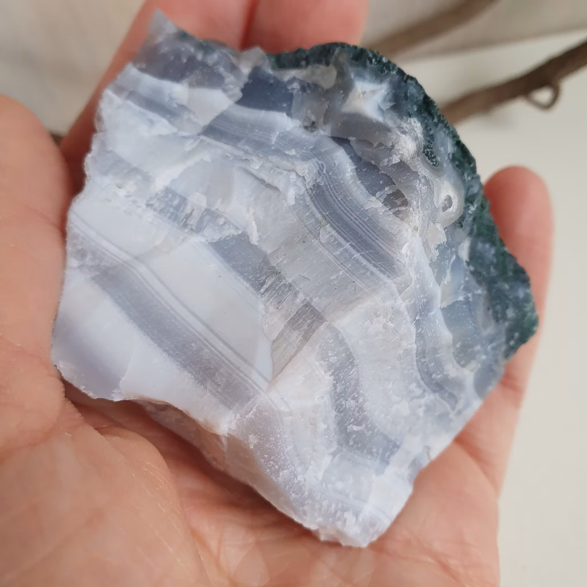 Agat med druzy, 133 g. Detta ex