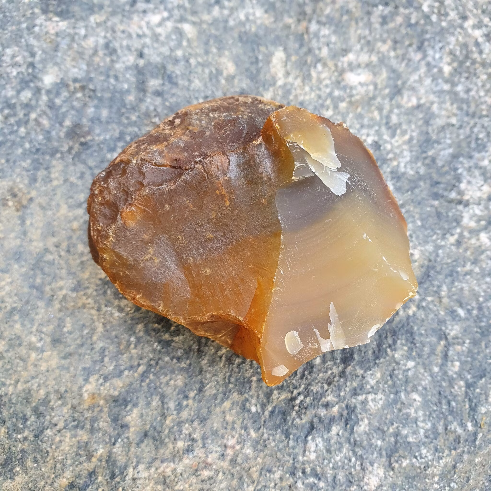 Rå Karneol 145 g. Detta ex