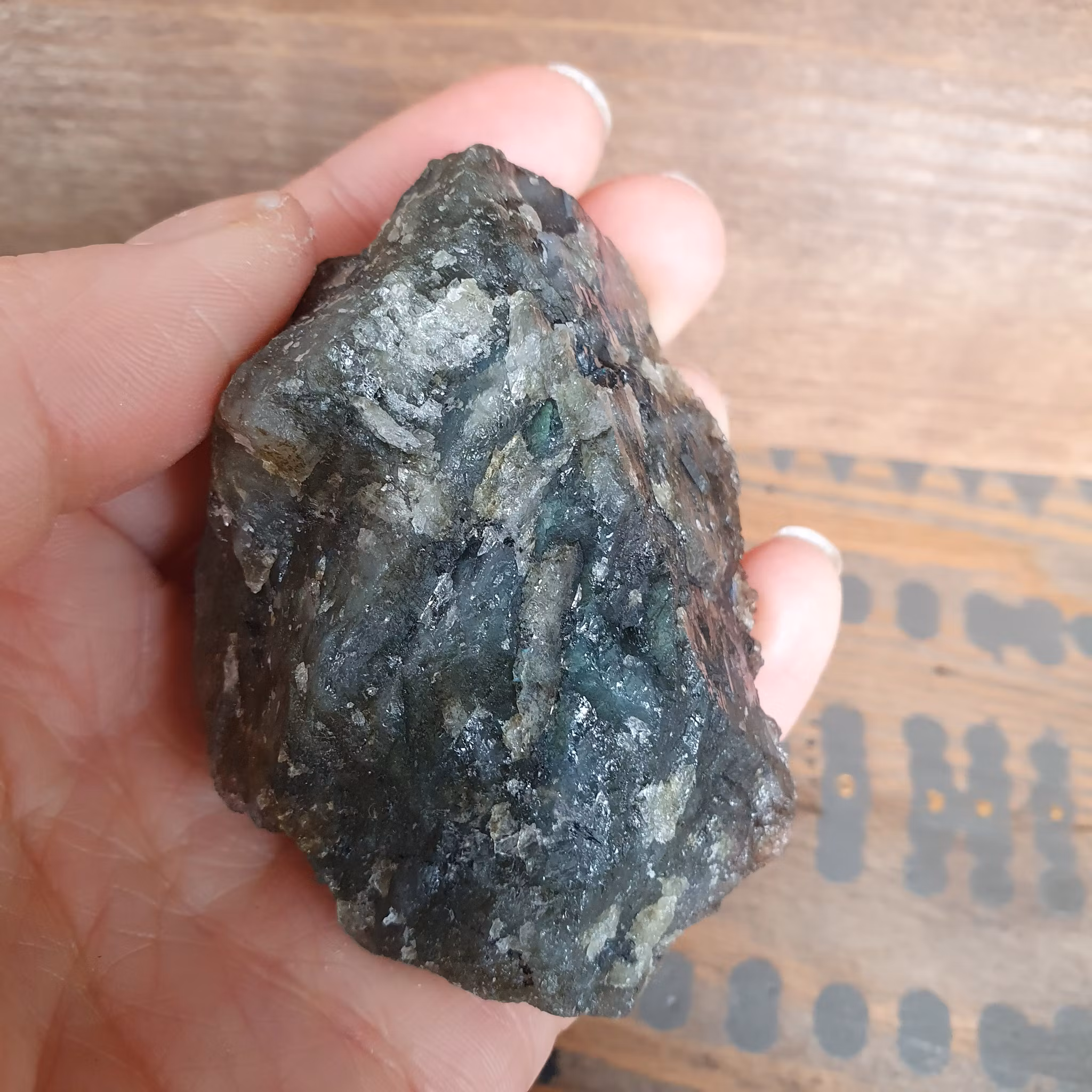 Rå Labradorit 129 g. Detta ex