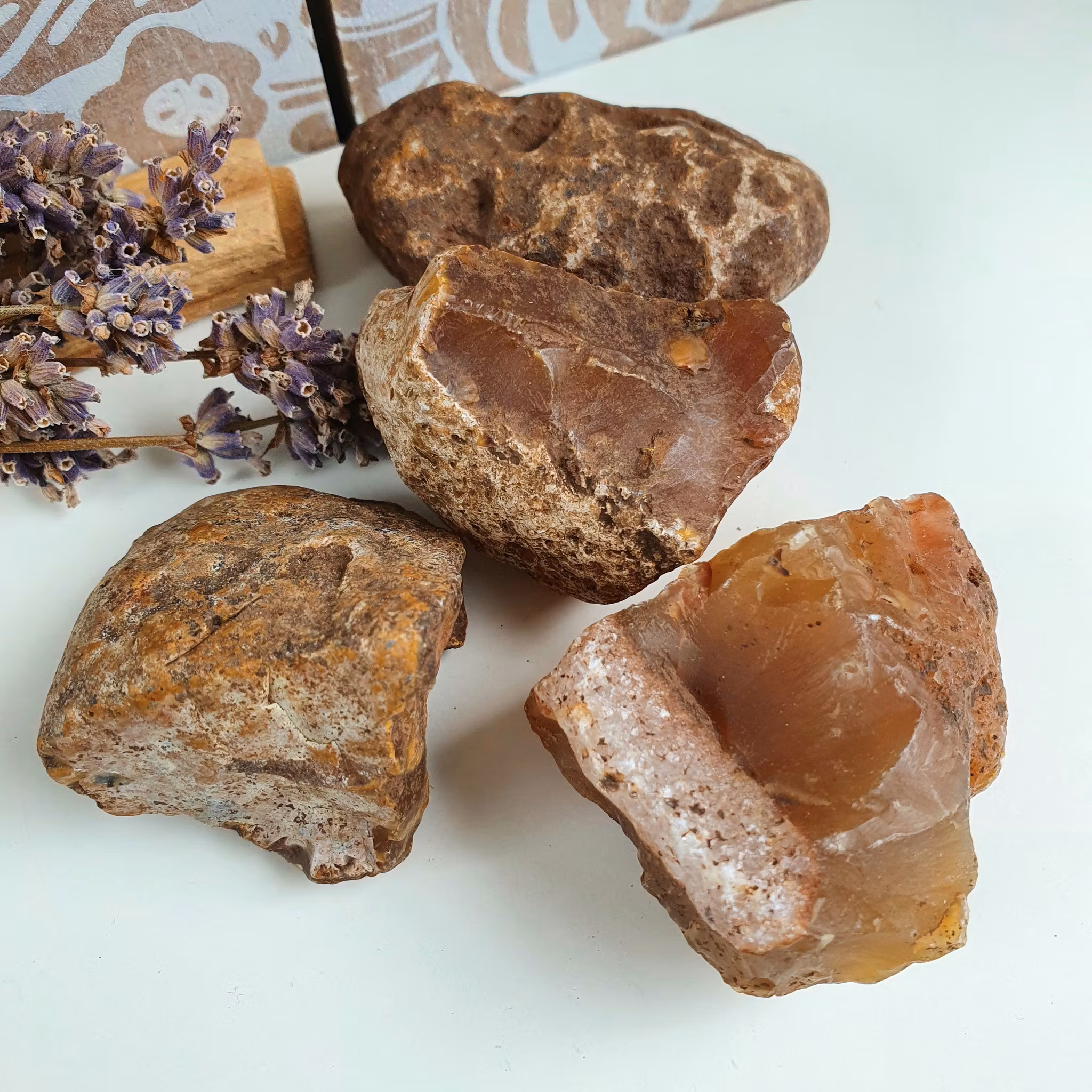 Rå Karneol, 41-50 g XXL