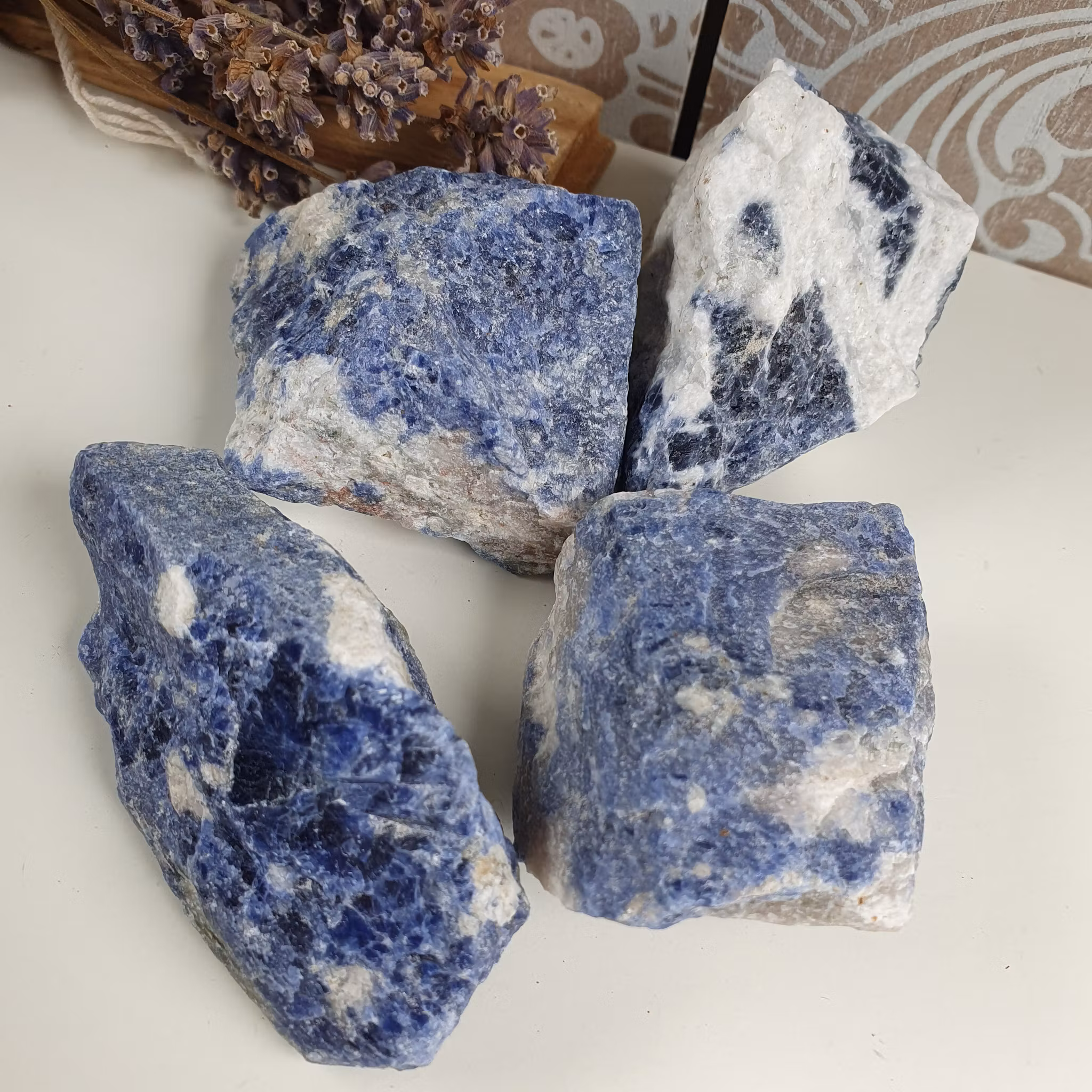 Rå Sodalit, 41-50 g XXL