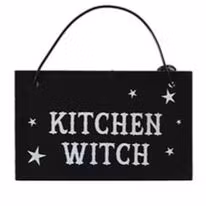 Miniskylt Kitchen Witch