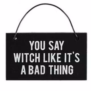 Miniskylt You say witch like its a bad thing
