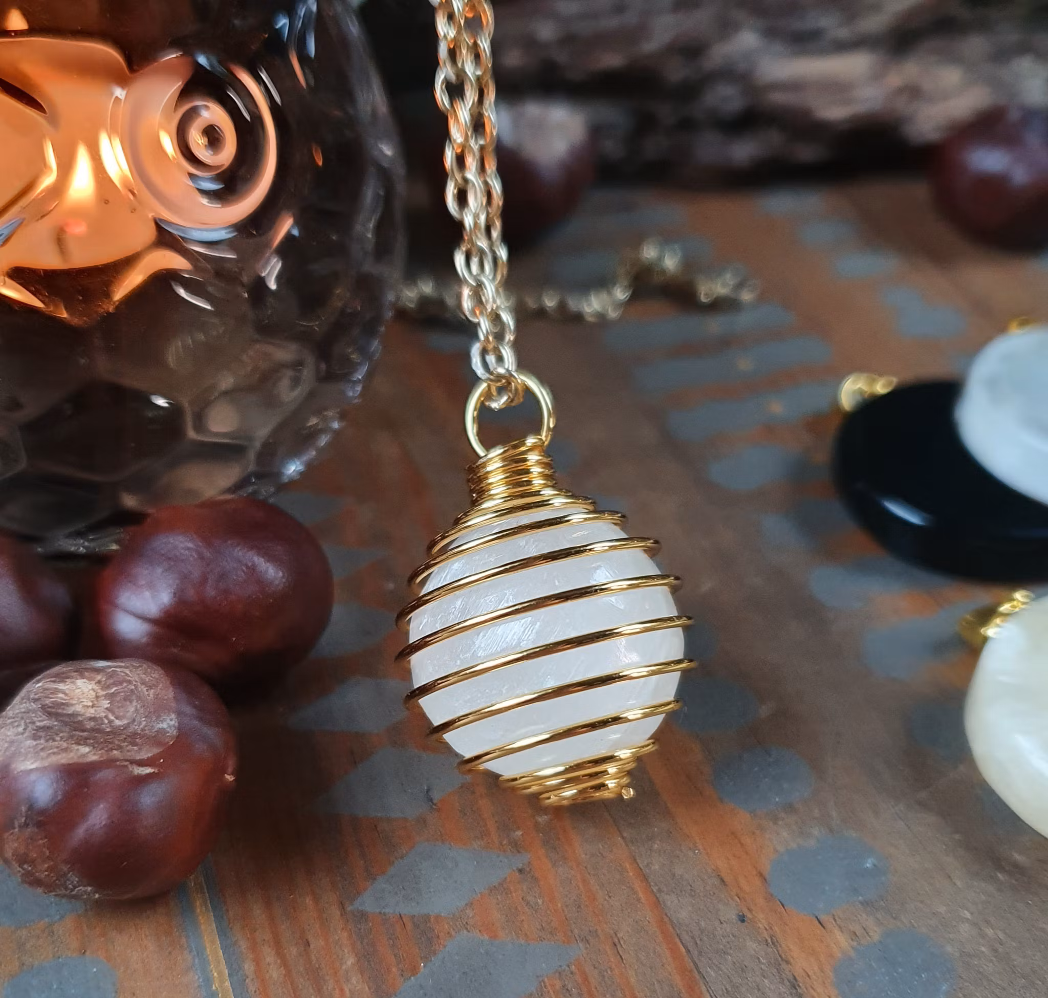 Stenbur guld 2,5 cm M