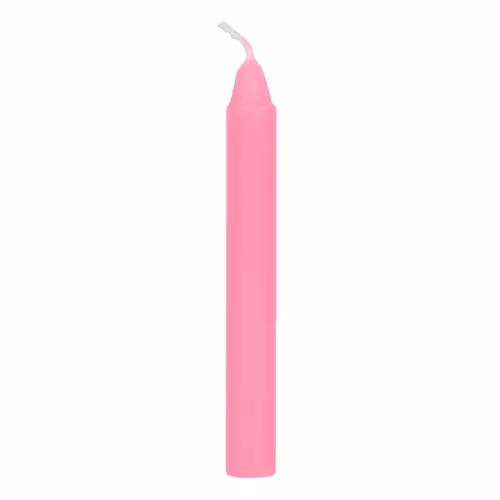 Spell Candles /Affirmationsljus rosa 1 st