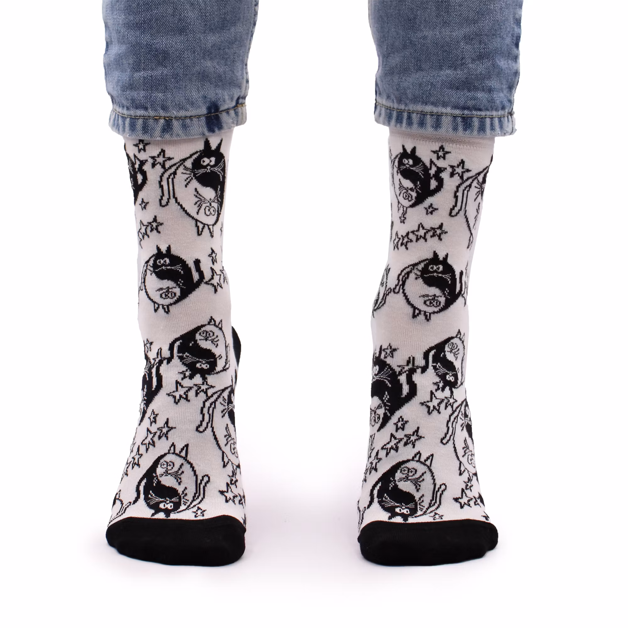 Strumpor Hop Hare, Ying Yang 36-39 Bambustrumpor