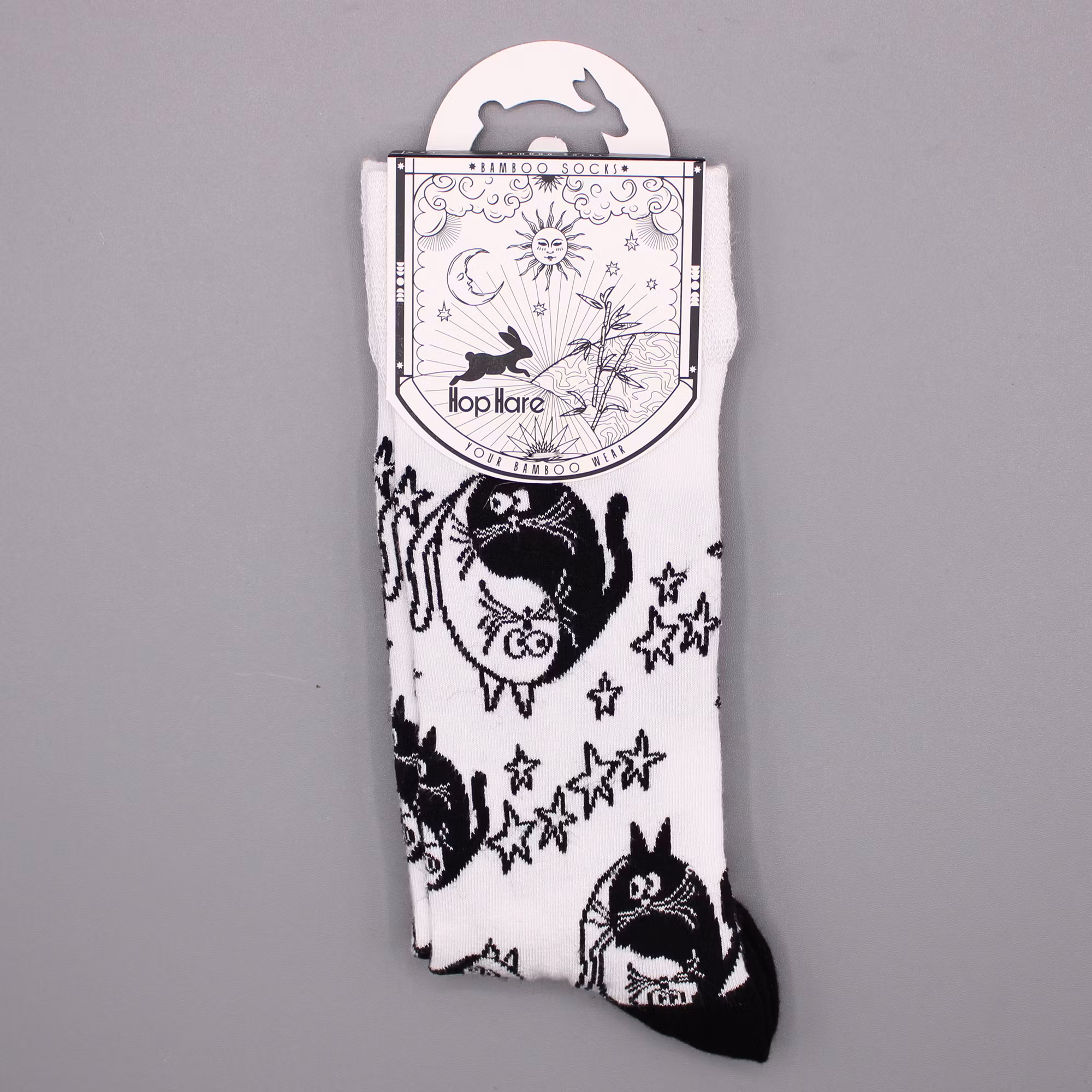Strumpor Hop Hare, Ying Yang 36-39 Bambustrumpor