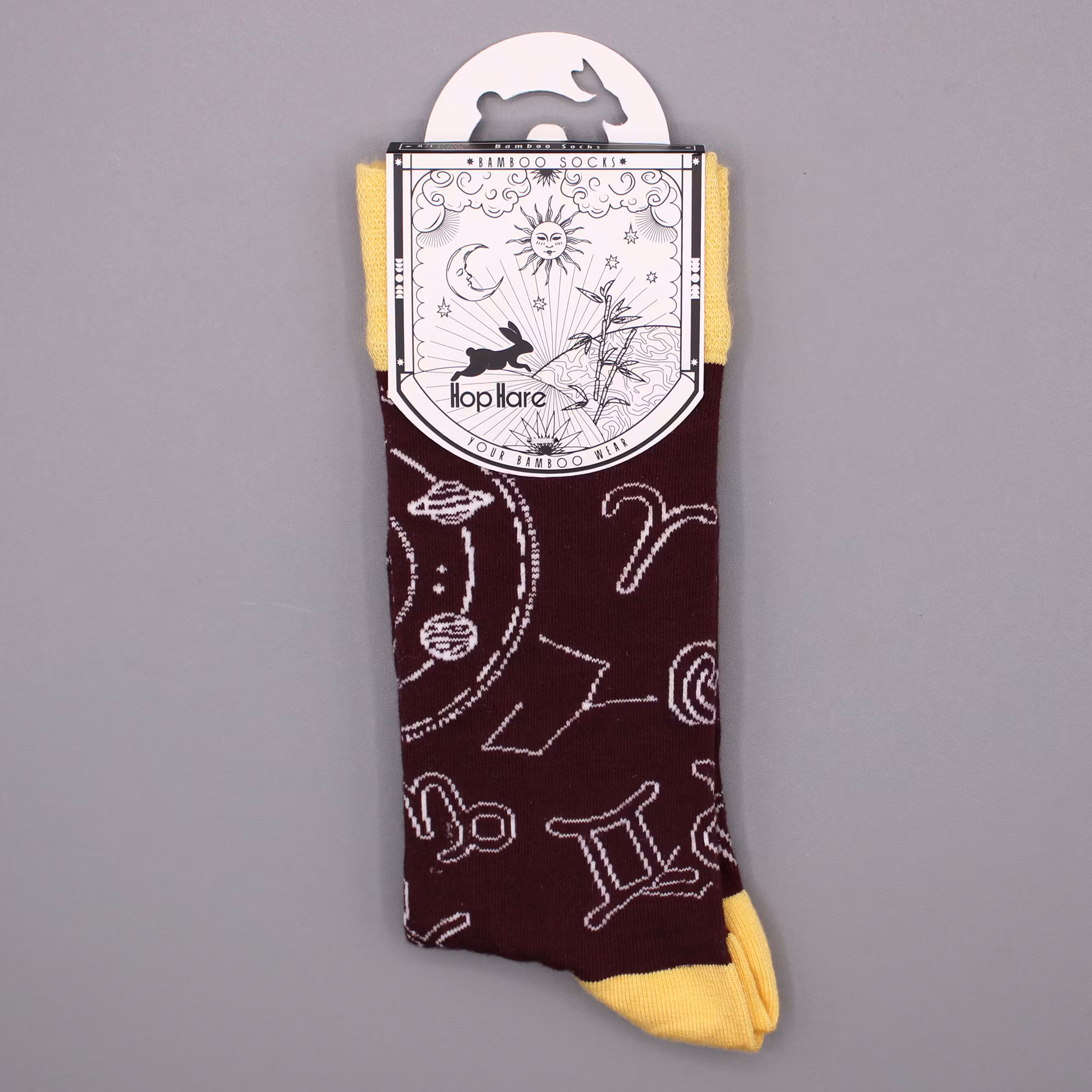 Strumpor Hop Hare, Zodiac stl 36-39 Bambustrumpor