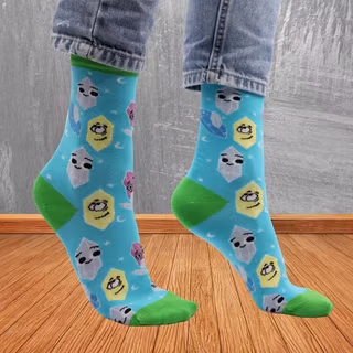 Strumpor Hop Hare, Lucky Gemstones stl 36-39 Bambustrumpor