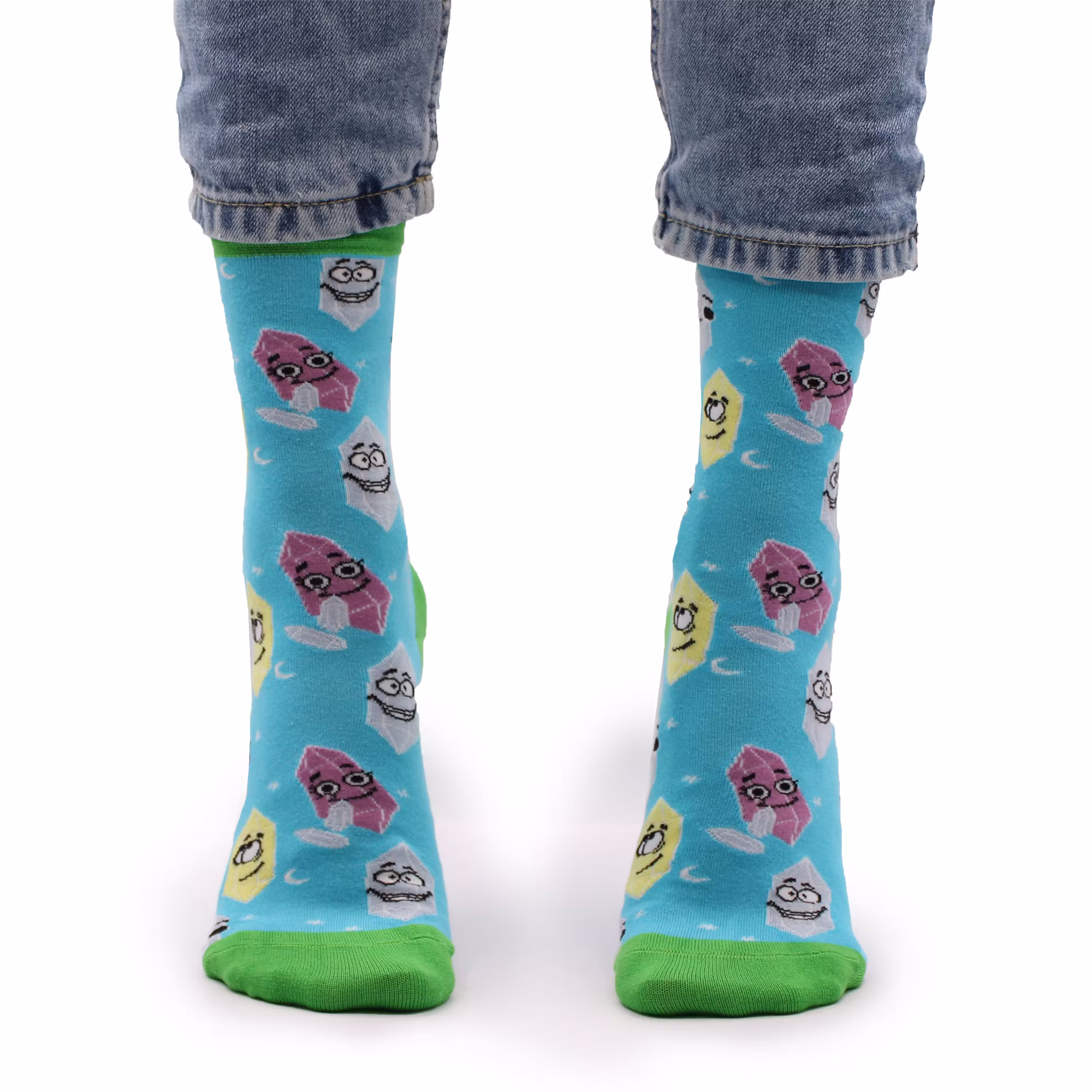 Strumpor Hop Hare, Lucky Gemstones stl 36-39 Bambustrumpor
