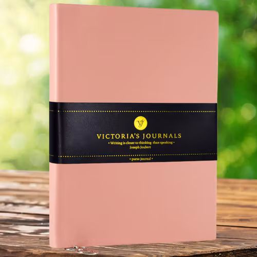 Anteckningsbok Linjerad Victoria`s Journals 19x25 cm Rosa
