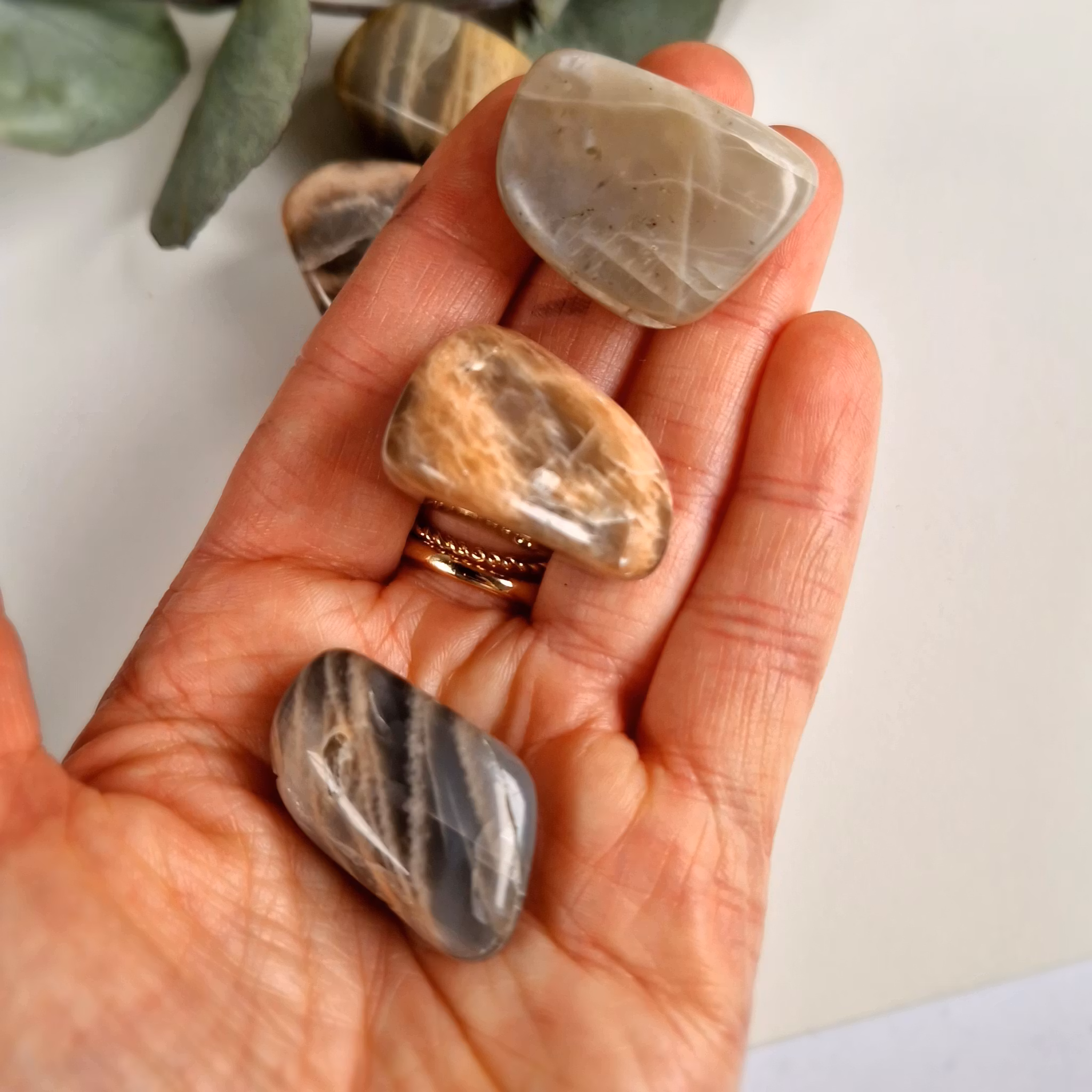 Trumlad Svart Månsten 16-23 g M