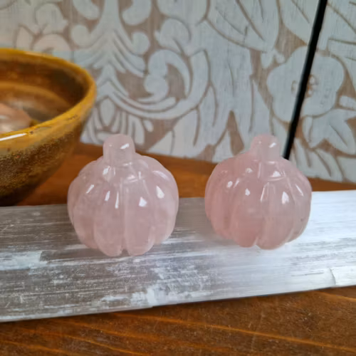 Rosenkvarts Pumpa 2,5 cm. Vi väljer