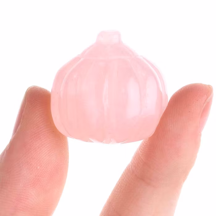 Rosenkvarts Pumpa 2,5 cm. Vi väljer