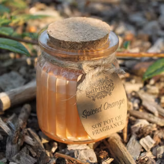 Doftljus av Sojavax Kryddig Apelsin 20 H