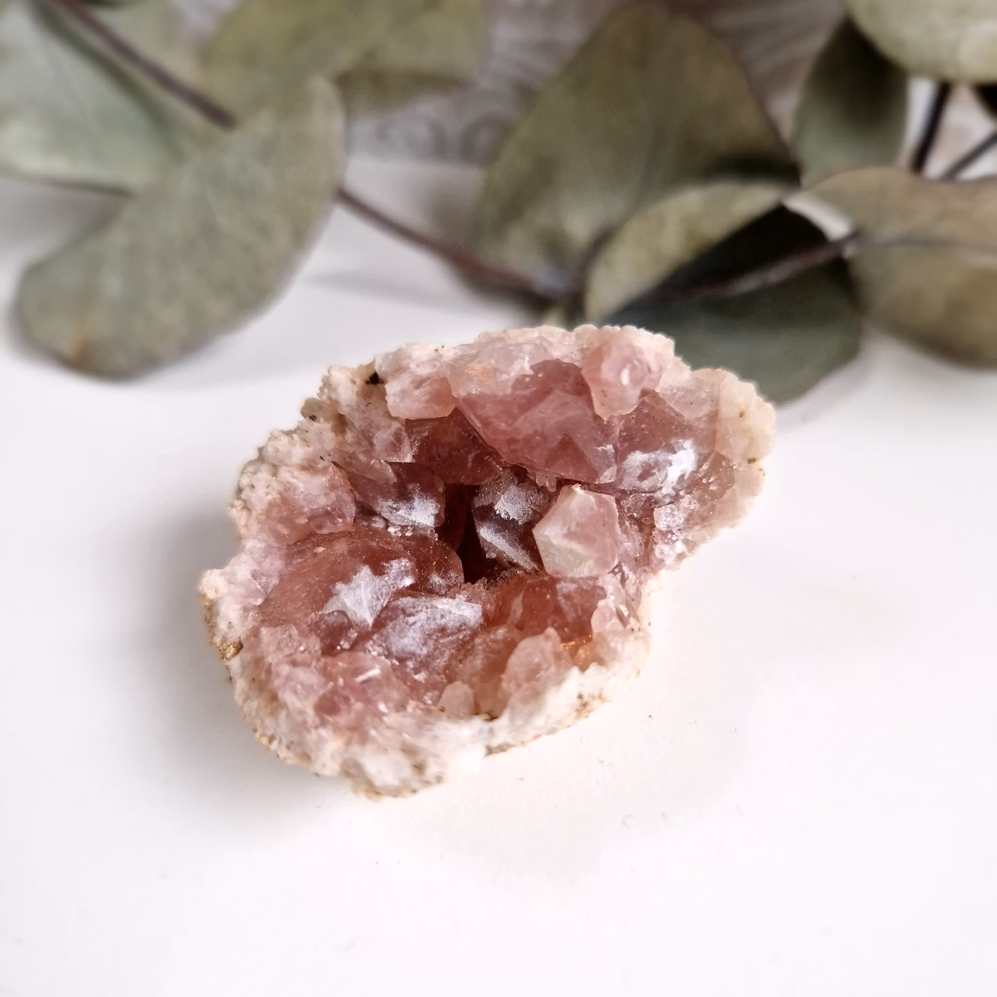 Geod av Rosa Ametist 28 g, detta ex