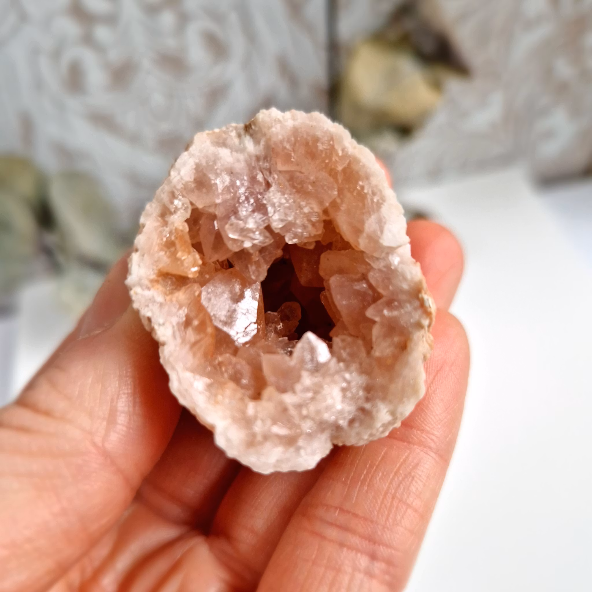 Geod av Rosa Ametist 44 g, detta ex