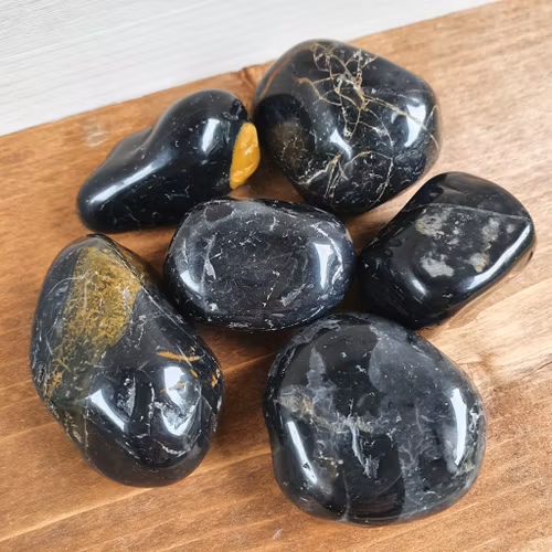 Trumlad Svart Onyx, 51-60 g