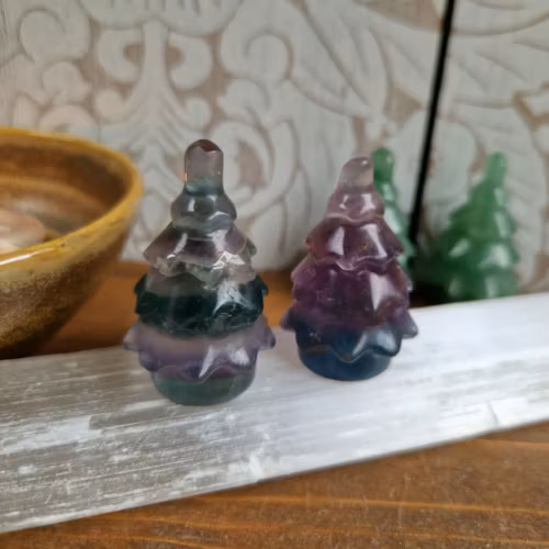 Regnbågsfluorit Gran 4 cm