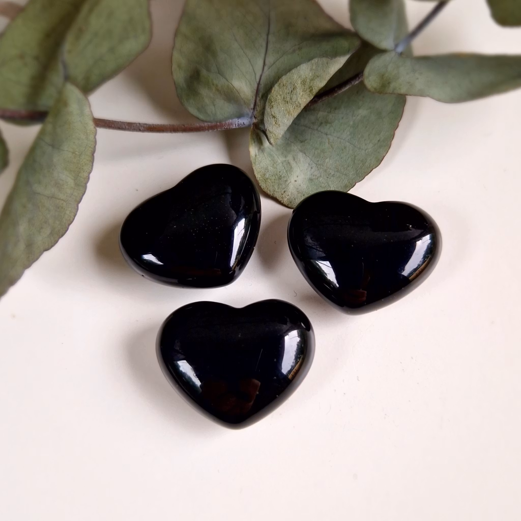 Bulligt hjärta Obsidian 3,5 cm