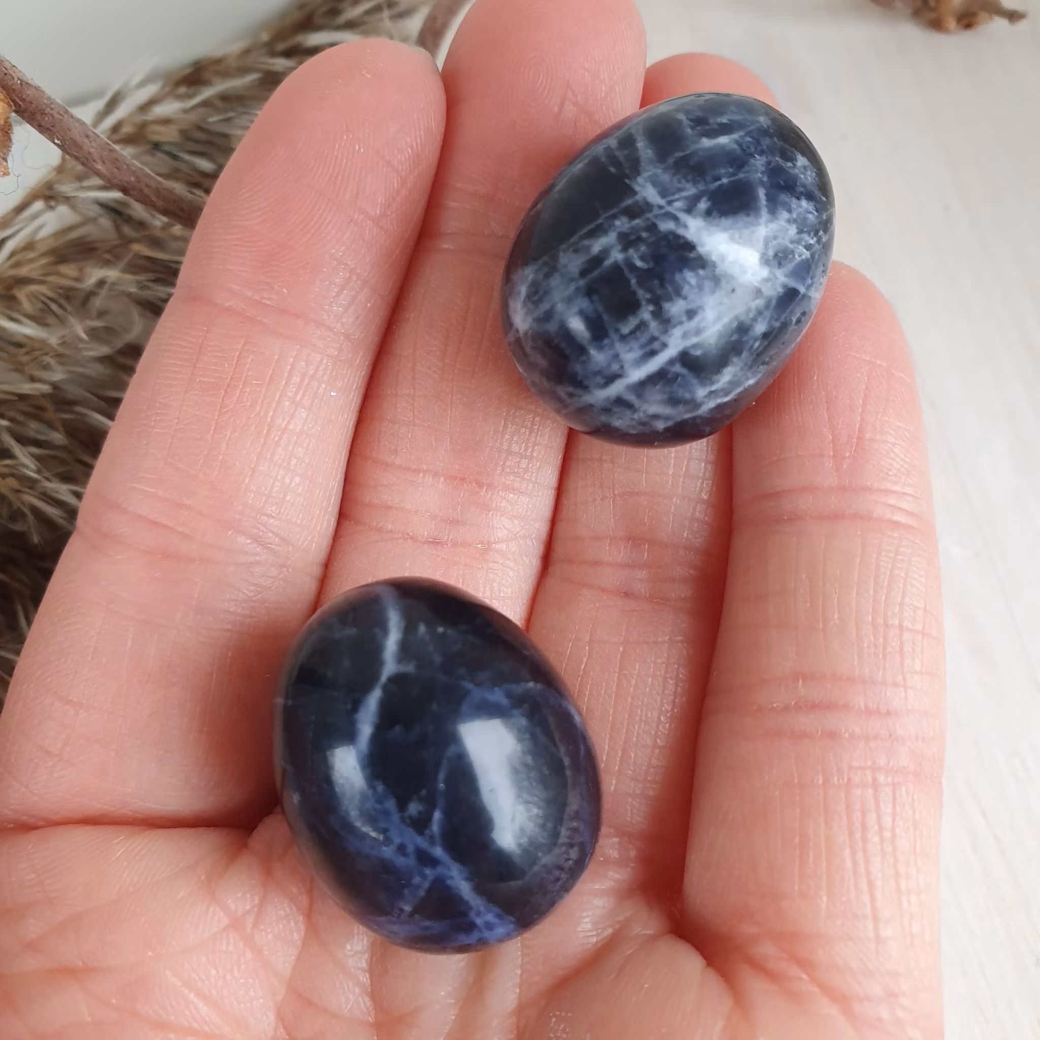 Ägg av Sodalit, 25 mm