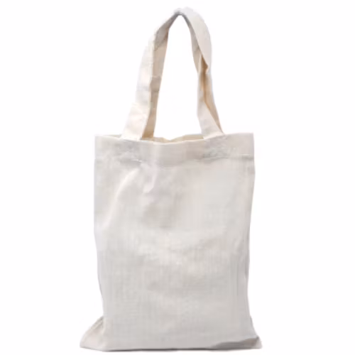 Påse naturvit oblekt bomull 26x20 cm