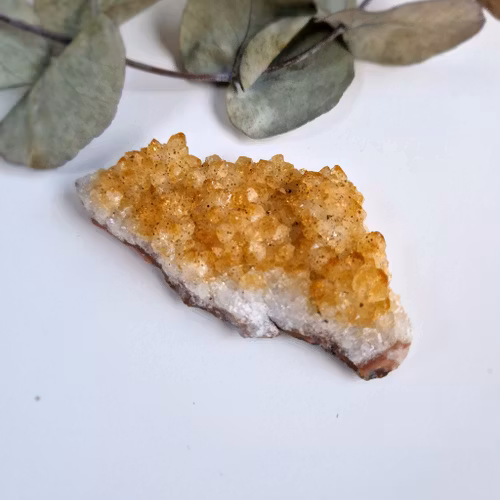 Kluster av Citrin (upphettad ametist) 56  g. Detta ex