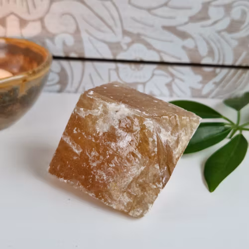 Rå Honungskalcit 113 g. Detta ex