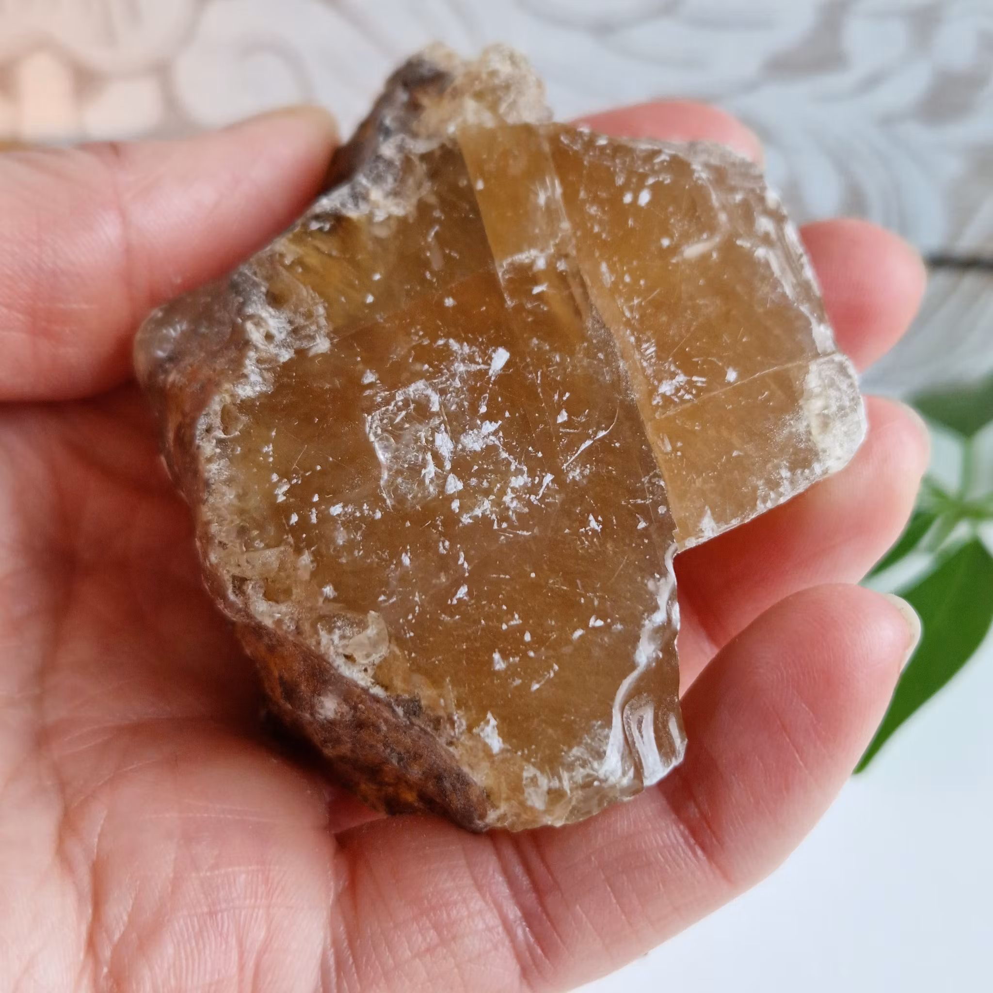 Rå Honungskalcit 125 g. Detta ex