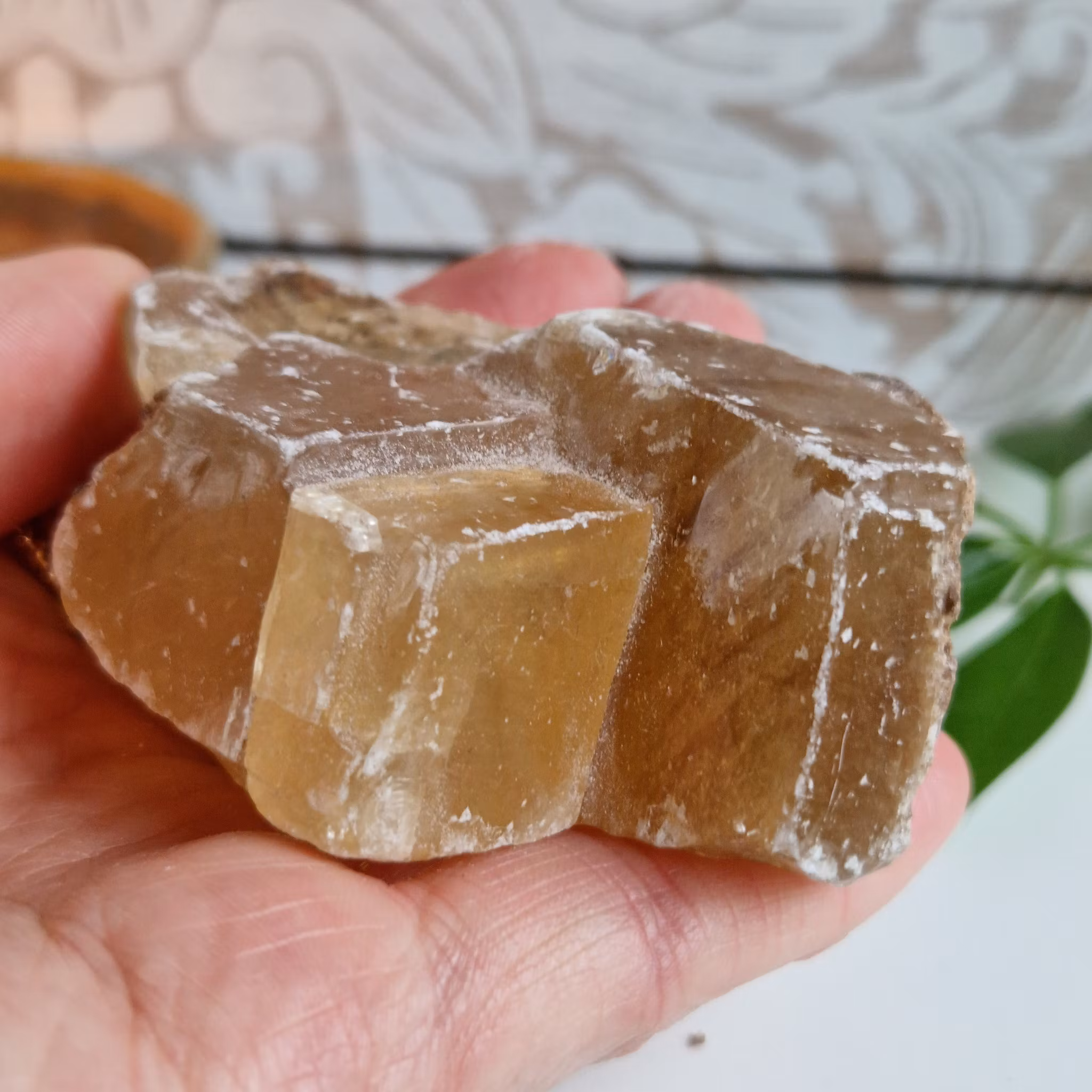 Rå Honungskalcit 125 g. Detta ex