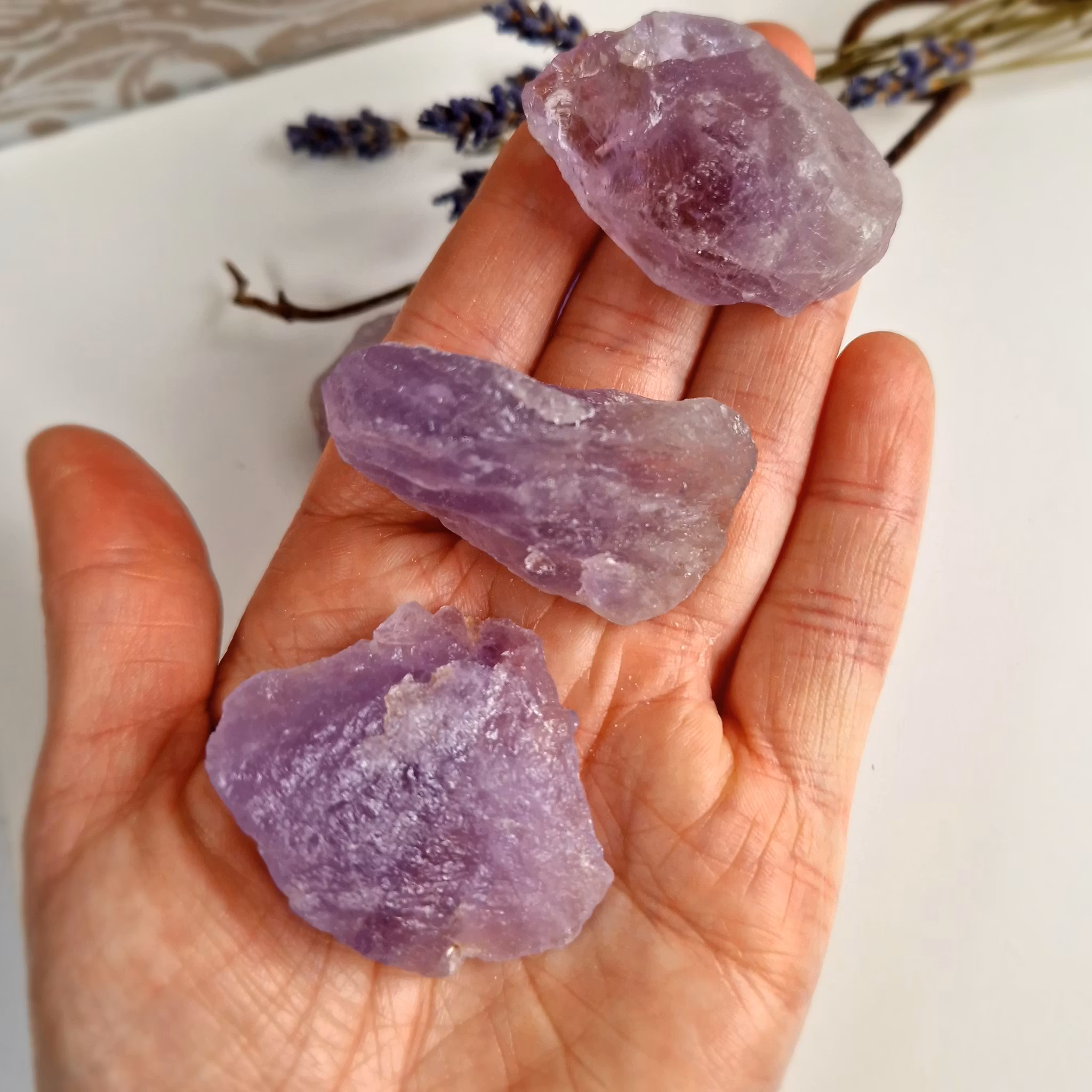 Rå Ametist 32-40 g XL