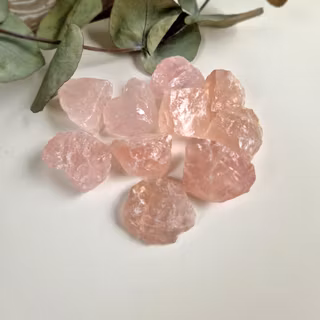 Rå Rosenkvarts 10-15 g S
