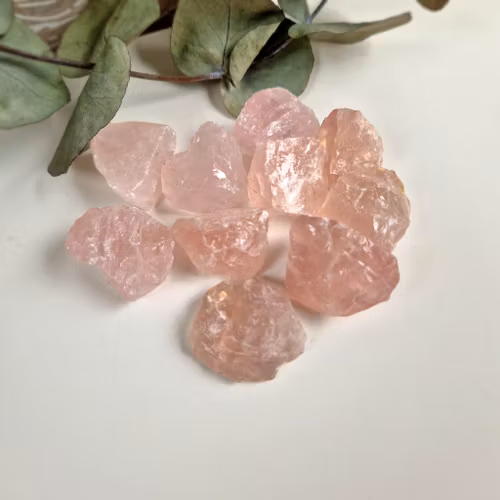 Rå Rosenkvarts 10-15 g S