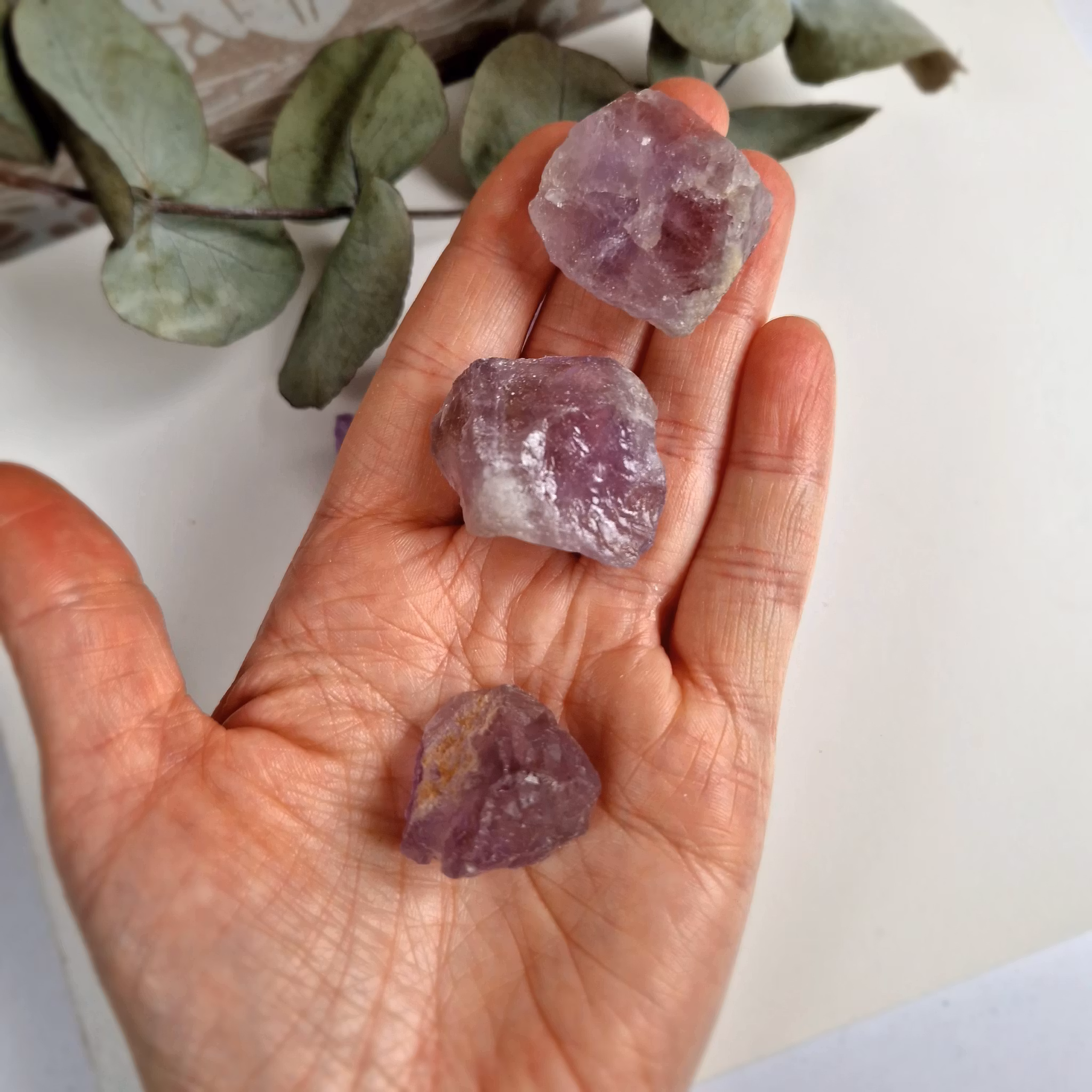Rå Ametist 10-15 g S