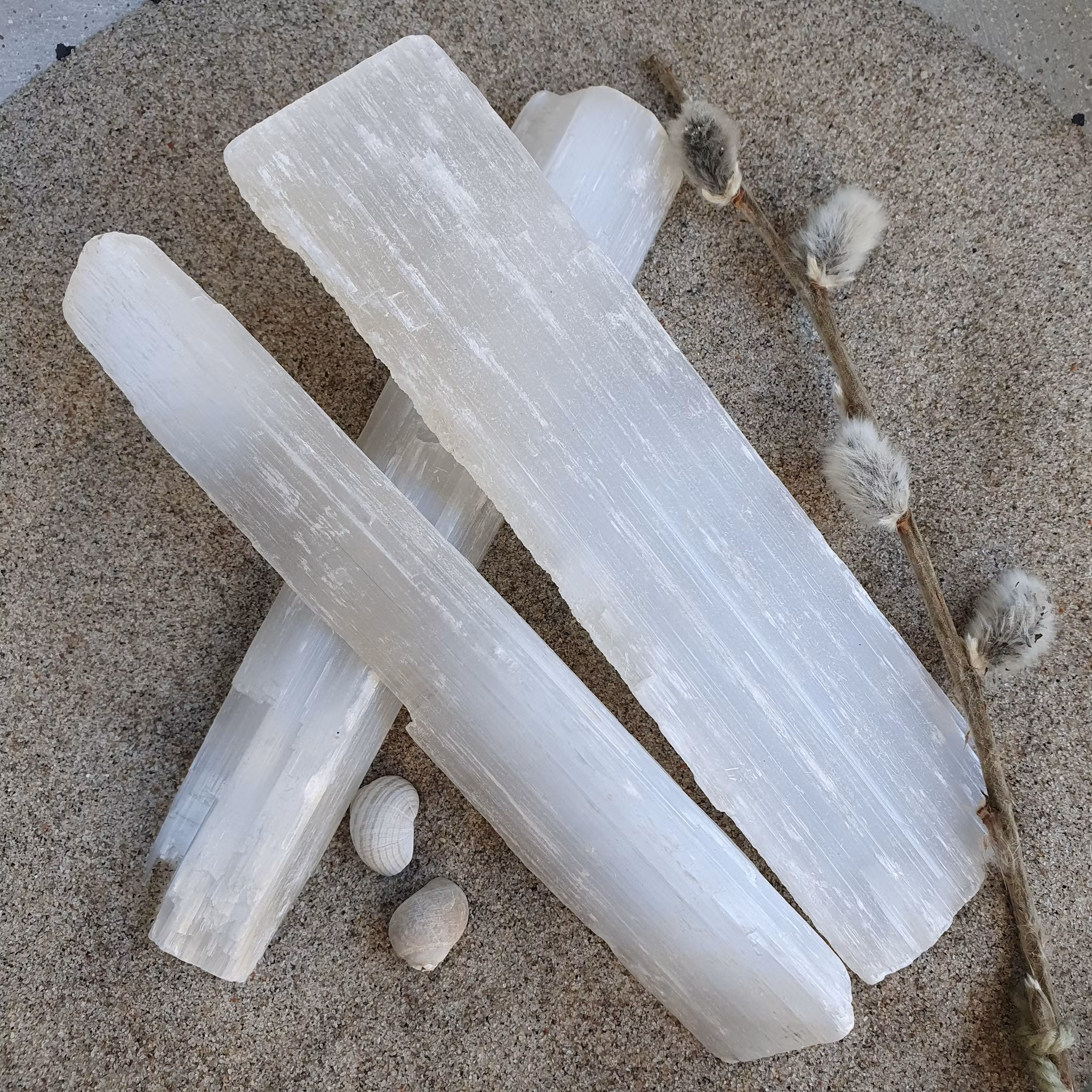 Rå stav av Selenit 120-140 g