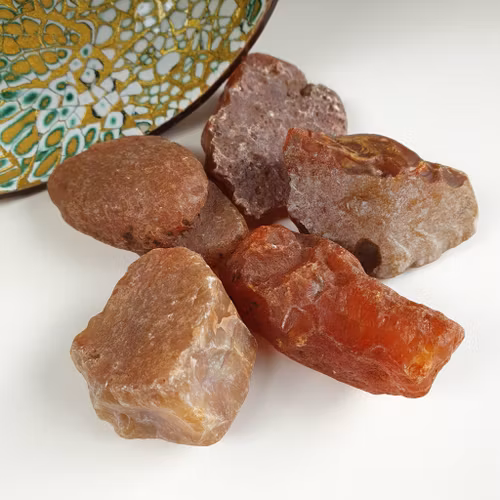 Rå Karneol, 51-60 g