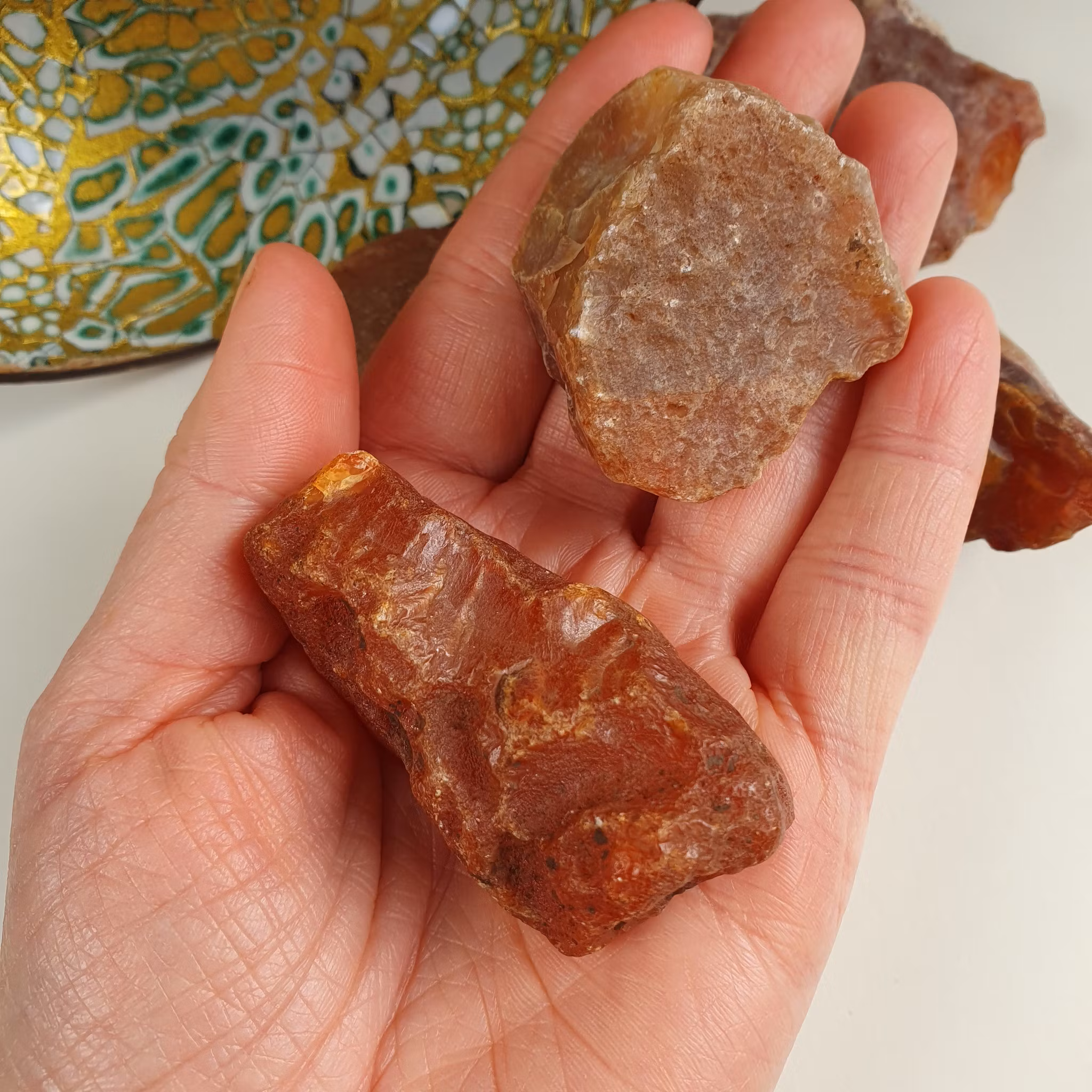 Rå Karneol, 51-60 g