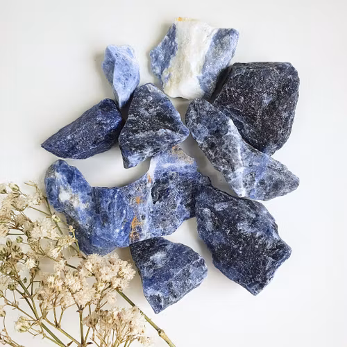 Rå Sodalit, 1 st på 5-9 g