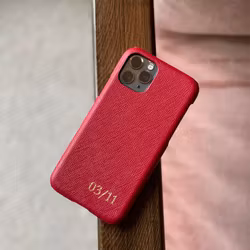 Red Saffiano case