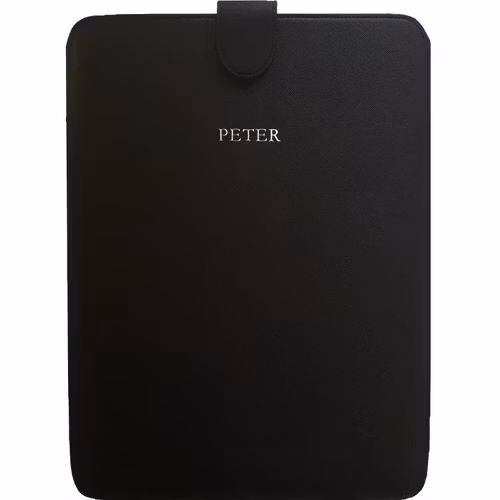 laptop case - Zwart smooth