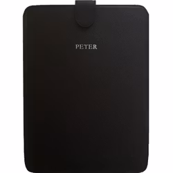 laptop case - Zwart smooth