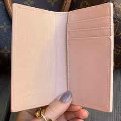 Beige Saffiano - Portemonnee