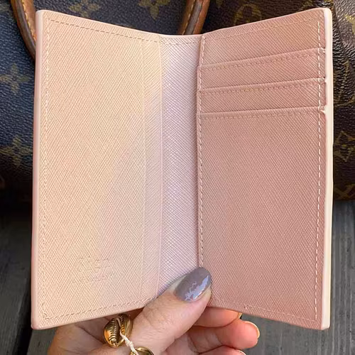 Beige Saffiano - Portemonnee