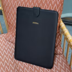 laptop case - Zwart smooth